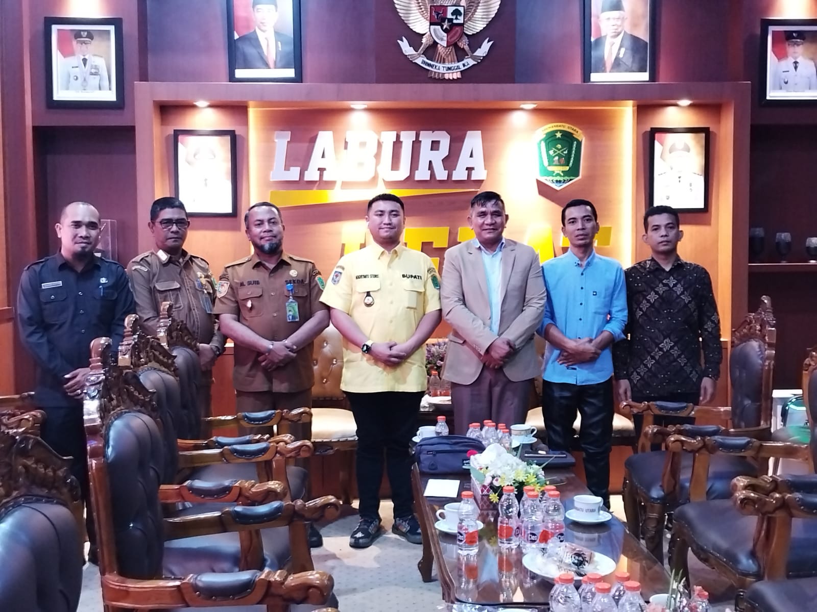 Audiensi Bawaslu dengan Bupati Labuhanbatu Utara