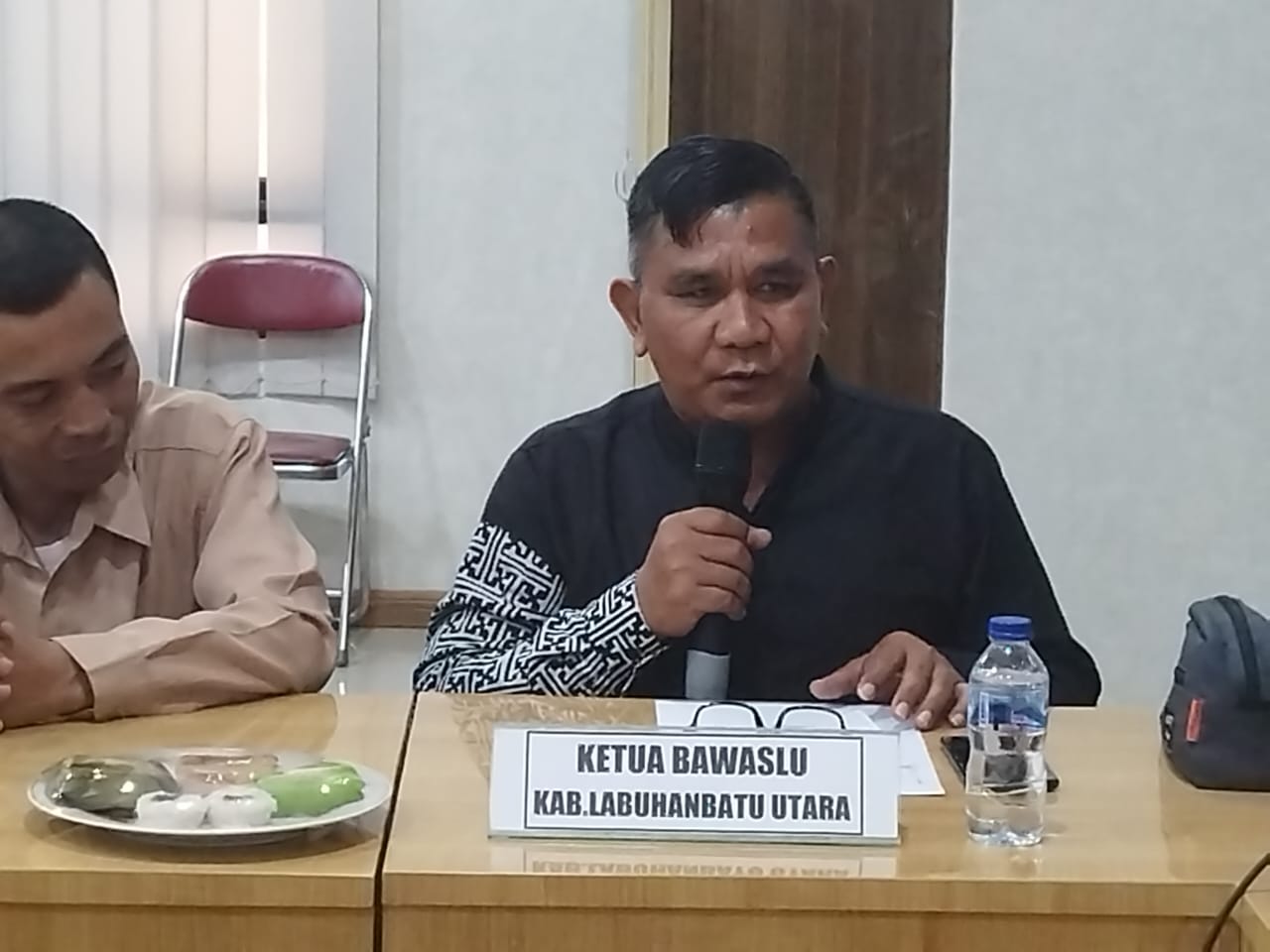 BAWASLU KAB. LABUHANBATU UTARA AUDIENSI KE POLRES LABUHANBATU
