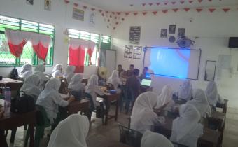 Bawaslu Labura Goes to School di SMKS 1 Al-Washiliyah Marbau
