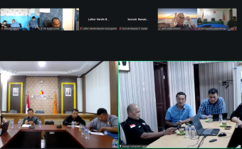 Zoom Meeting Rapat Persiapan Pelaksanaan P2P Tahun 2026 Bawaslu Sumut dengan Bawaslu Kabupaten/Kota se Provinsi Sumut