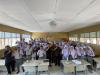 Bawaslu Labura melaksanakan sosialisasi pendidikan pemilih pemula kepada siswa SMA Negeri 1 Marbau, Senin (24/8/2026).